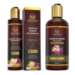 Buy Pure Ethics® Onion Oil with Ginger Hair Oil and Shampoo Combo (Pack of 2) - Purplle