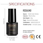 Buy ROSALIND 7ml Nail Gel Polish UV/LED Lamp Manicure Nail Art Long-lasting Gel (RL-7ml-2612) - Purplle