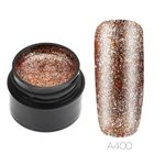 Buy Rosalind Hybrid Varnishes Gel Nail Polish Set Glitter Platinum Painting Nails Art Poly UV Gel (RL-5ML-A400) - Purplle