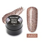 Buy Rosalind Hybrid Varnishes Gel Nail Polish Set Glitter Platinum Painting Nails Art Poly UV Gel (RL-5ML-A400) - Purplle