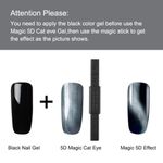 Buy Rosalind 5D Cat Eyes Gel polish Vernis Semi Permanent Varnish Hybrid Magnetic Soak Off LED UV Gel Nail Polish For Nail Art (RL-5ML-A497) - Purplle