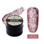 Buy Rosalind 5ml Shiny Diamond Gel Nail Polish Bright For Glitter Painting Nail Art Design Poly UV Top Base Primer For Manicure (RL-5ML-A534) - Purplle