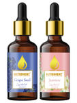 Buy Nutriment Jasmine & Grape Seed Essential Oil, 15ml each (Combo of 2) - Purplle