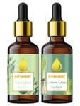 Buy Nutriment Eucalyptus & Lemon Grass Essential Oil, 15ml each (Combo of 2) - Purplle