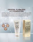 Buy Magic Colour Crystal Flawless CC Foundation Professional, Ivory, 60 gm, Full Coverage, Super Stay, Long Lasting, Waterproof, Light Weight, Professional Foundation Cream, Fair Skin Tone - Purplle