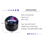 Buy ROSALIND 5ml 9D Galaxy Starry Effect Multicolor Nail Painting Gel Polish UV&LED Nail Gel Polish (RL-5ml-9D-CE-S07) - Purplle