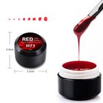 Buy Venalisa 5ml UV&LED Red Lady Series Nail Gel Polish Luxury Red Series Nail Painting Gel (VEN-RLS-5ml-H80) - Purplle