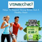 Buy Nutrainix Vitamin K2 MK7 Supplement | Light & Mineral Stable, High Potency Vitamin K2 as MK7 Supports Healthy Heart | Stronger Bones & Teeth – 120 Vegetarian Tablets - Purplle
