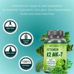 Buy Nutrainix Vitamin K2 MK7 Supplement | Light & Mineral Stable, High Potency Vitamin K2 as MK7 Supports Healthy Heart | Stronger Bones & Teeth – 120 Vegetarian Tablets - Purplle