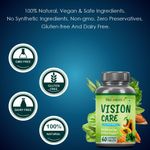 Buy Nutrainix Vision Care | Natural Eye & Vision Support | Combination of Lutein, Vitamin A, Vitamin E, Vitamin B2, Zinc & Copper - 60 Vegetarian Tablets - Purplle