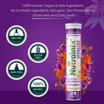 Buy Nutrainix Vitalize Multivitamin Supplement - One daily - 21 vitamins and minerals - Natural Beetroot Extract for Men and Women - 60 Effervescent Tablets - Orange Flavour - Purplle