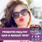 Buy Nutrainix Hair Vitamins Gummy with Biotin 10000mcg - 60 Veg Gummies - Purplle