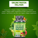 Buy Nutrainix Organic Collagen Builder for Hair and Skin with Biotin and Vitamin C - 90 Veg Capsules - Purplle