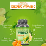 Buy Nutrainix Organic Vitamin C Immunity Booster with Green Amla, Moringa Leaves, Green Ginger, Supports Glowing Skin - 90 Vegetarian Capsules - Purplle