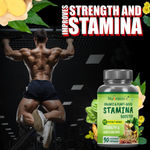 Buy Nutrainix Organic & Plant-Based Stamina Booster with 11 Potent Herbs for Strength, Endurance & Stamina - 90 Vegetarian Capsules - Purplle