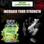 Buy Nutrainix Organic & Plant-Based Stamina Booster with 11 Potent Herbs for Strength, Endurance & Stamina - 90 Vegetarian Capsules - Purplle