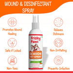 Buy Frisky Paws Scavon Topical Injury Healer for Dogs & Cats - Veterinary Herbal Spray for All Types of Wounds, Skin Problems - 200ml - Purplle