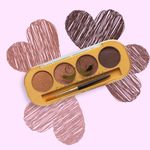 Buy Cuffs N Lashes Handy-Dandy Eyeshadow Palette, Mocha & Latte - Purplle