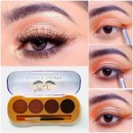 Buy Cuffs N Lashes Handy-Dandy Eyeshadow Palette, Mocha & Latte - Purplle