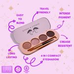 Buy Cuffs N Lashes Handy-Dandy Eyeshadow Palette, Mocha & Latte - Purplle