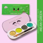 Buy Cuffs N Lashes Handy-Dandy Eyeshadow Palette, Mean Green - Purplle