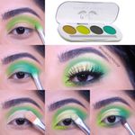 Buy Cuffs N Lashes Handy-Dandy Eyeshadow Palette, Mean Green - Purplle