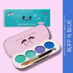 Buy Cuffs N Lashes Handy-Dandy Eyeshadow Palette, Buff N Blue - Purplle