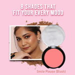 Buy Cuffs N Lashes Cuppy Cake Blush, Smile Please - Purplle