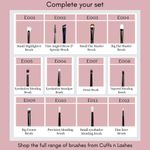 Buy Cuffs N Lashes Makeup Brushes, E001 Small Highlighter - Purplle