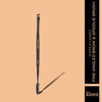 Buy Cuffs N Lashes Makeup Brushes, E002 Fine Angled Brow Brush & Spoolie - 1 pc - Purplle