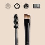 Buy Cuffs N Lashes Makeup Brushes, E002 Fine Angled Brow Brush & Spoolie - 1 pc - Purplle