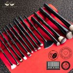 Buy Cuffs N Lashes Makeup Brushes, E002 Fine Angled Brow Brush & Spoolie - Purplle