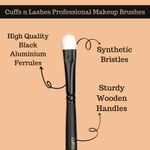 Buy Cuffs N Lashes Makeup Brushes, E004 Big Flat Brush - Purplle