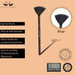 Buy Cuffs N Lashes Makeup Brushes, F010 Big Fan Brush - Purplle