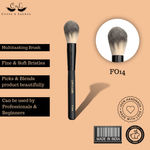 Buy Cuffs N Lashes Makeup Brushes, F014 Powder Brush | Blush Brush, Multitasking Brush - Purplle