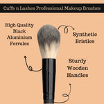 Buy Cuffs N Lashes Makeup Brushes, F014 Powder Brush | Blush Brush, Multitasking Brush - Purplle