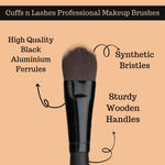 Buy Cuffs N Lashes Makeup Brushes, F013 Deep Angled Foundation Brush - Purplle