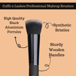 Buy Cuffs N Lashes Makeup Brushes, F021 - Flat Top Kabuki Brush - Purplle