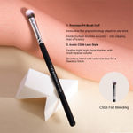Buy Cuffs N Lashes X Shystyles Makeup Brushes, CS06 Flat Blending Brush - Purplle