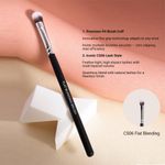 Buy Cuffs N Lashes X Shystyles Makeup Brushes, CS06 Flat Blending Brush - Purplle