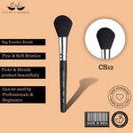 Buy Cuffs N Lashes X Shystyles Makeup Brushes, CS12 Big Powder Brush - Purplle