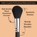 Buy Cuffs N Lashes X Shystyles Makeup Brushes, CS12 Big Powder Brush - Purplle