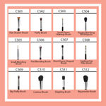 Buy Cuffs N Lashes X Shystyles Makeup Brushes, CS12 Big Powder Brush - Purplle