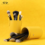 Buy Cuffs N Lashes Makeup Brush Holder, Small, Yellow - Purplle