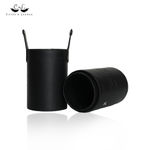 Buy Cuffs N Lashes Black Leather Finemini Holder - Purplle