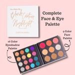 Buy Cuffs N Lashes You Make Me Blush, Contour, Highlighter Eye and Face Palette 1 Pc - Purplle
