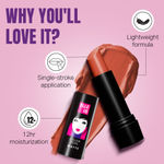 Buy Elle18 Color Pop Matte Lip Color, C27, Peach Impact, 4.3 gm - Purplle