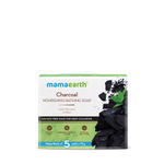 Buy Mamaearth Charcoal Nourishing Bathing Soap With Charcoal and Mint for Deep Cleansing (5x75 g) - Purplle