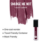 Buy SUGAR Cosmetics - Smudge Me Not - Mini Liquid Lipstick - 17 Fiery Berry - 1.1 ml - Ultra Matte Liquid Lipstick, Transferproof and Waterproof, Lasts Up to 12 hours - Purplle