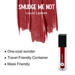 Buy SUGAR Cosmetics - Smudge Me Not - Mini Liquid Lipstick - 29 Scarlet Starlet - 1.1 ml - Ultra Matte Liquid Lipstick, Transferproof and Waterproof, Lasts Up to 12 hours - Purplle